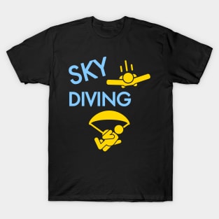 Skydiving Skydive Parachute Parachutist Skydiver T-Shirt